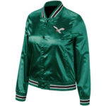 NFL Team Philadelphia Eagles Green Satin Jacket
