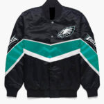 NFL Team Philadelphia Eagles Multicolor Satin Jacket