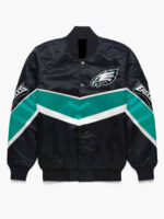 NFL Team Philadelphia Eagles Multicolor Satin Jacket