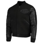 NFL Team San Francisco 49ers Black Varsity Jacket
