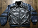 NFL Tennessee Titans Black And Blue Leather Jacket