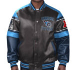 NFL Tennessee Titans Multicolor Leather Jacket