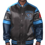 NFL Tennessee Titans Multicolor Leather Jacket