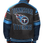 NFL Tennessee Titans Multicolor Leather Jacket