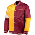 NFL Washington Commanders Tricolor Satin Jacket