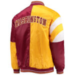 NFL Washington Commanders Tricolor Satin Jacket