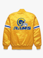 NFL Yellow Los Angeles Rams Satin Jacket