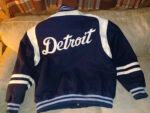 Navy Blue MLB Detroit Tigers Wool Jacket