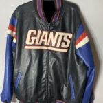 New York Giants NFL Football Leather Jacket