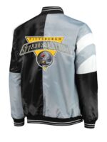 Pittsburgh Steelers Color Block Satin Jacket