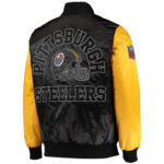 Pittsburgh Steelers Throwback NFL Satin Jacket