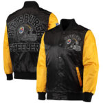 Pittsburgh Steelers Throwback NFL Satin Jacket