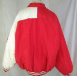 Red Vintage MLB Cincinnati Reds Varsity Jacket