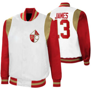 Richie James NFL San Francisco 49ers Satin Jacket