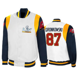 Rob Gronkowski Tampa Bay Buccaneers Satin Jacket
