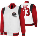 Russell Gage NFL Team Atlanta Falcons Satin Jacket