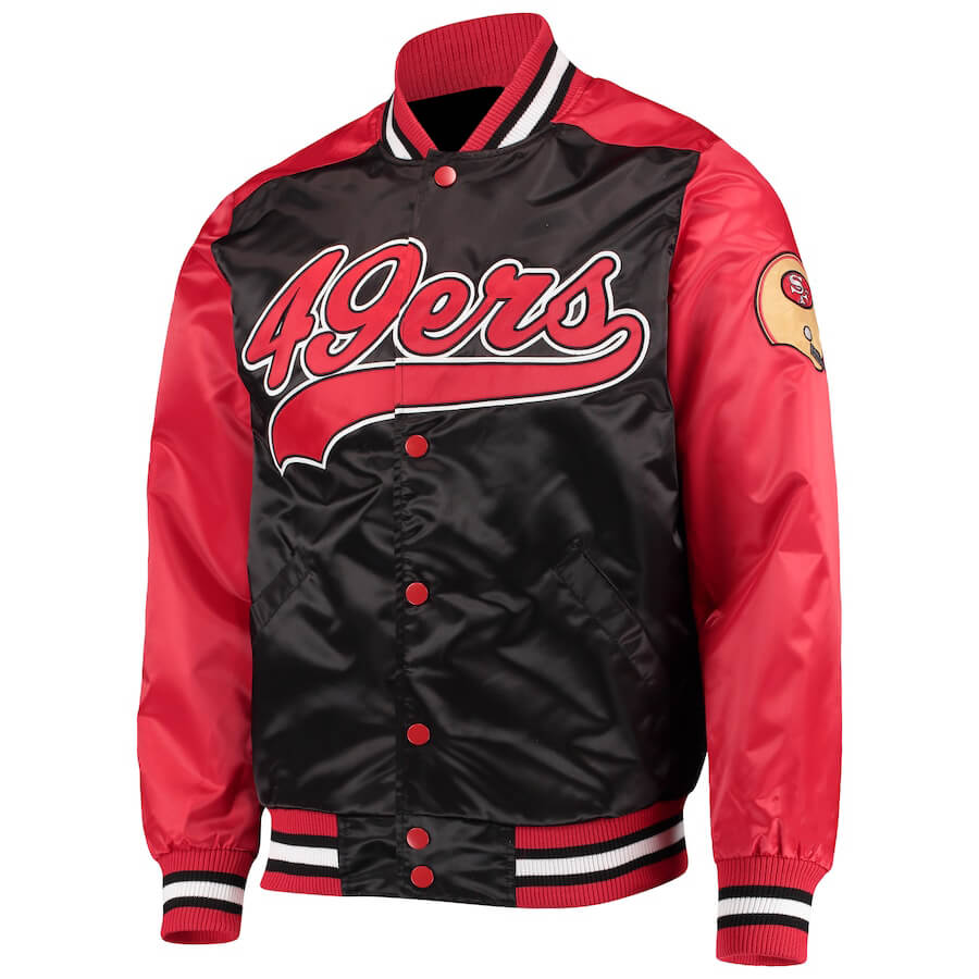San Francisco 49ers The Tradition NFL Satin Jacket (1) San Francisco 49ers The Tradition NFL Satin Jacket
