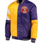 San Francisco 49ers Tricolor NFL Satin Jacket