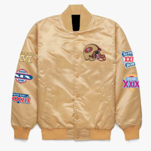 Super Bowl NFL San Francisco 49ers Satin Jacket