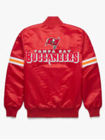 NFL Red Satin Tampa Bay Buccaneers Jacket