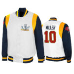 Tampa Bay Buccaneers Scotty Miller White Satin Jacket