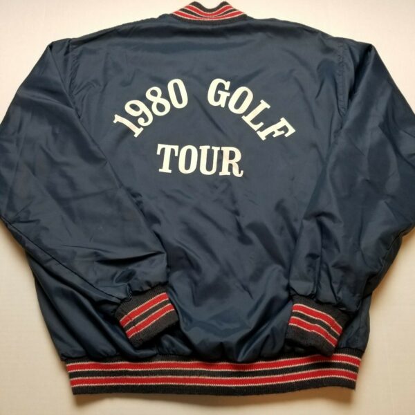 Vintage 1980 PGA Golf Tour NBC Sports Satin Jacket