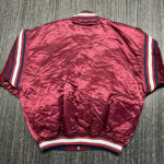 Vintage Cleveland Indians Maroon Satin Jacket
