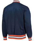 Vintage MLB Blue Detroit Tigers Satin Jacket