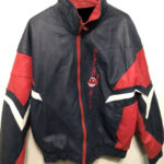 Vintage MLB Pro Player Cleveland Indians Leather Jacket