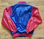 Vintage MLB Red Blue Cleveland Indians Leather Jacket