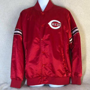 Vintage MLB Red Cincinnati Reds Satin Jacket