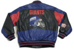 Vintage NFL New York Giants Football Leather Jacket