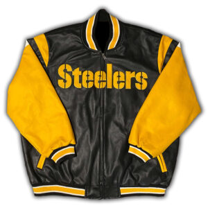 Vintage NFL Pittsburgh Steelers Leather Jacket