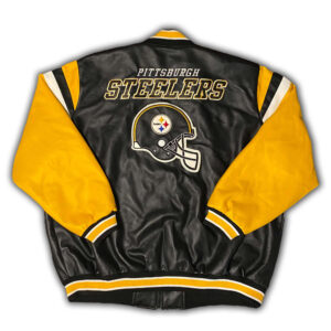 Vintage NFL Pittsburgh Steelers Leather Jacket