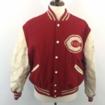 Vintage Red MLB Cincinnati Reds Varsity Jacket