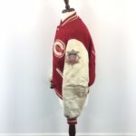 Vintage Red MLB Cincinnati Reds Varsity Jacket