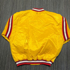 Vintage Yellow Cleveland Indians Satin Jacket
