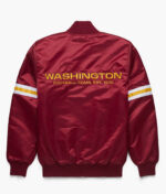 Washington Commanders Red NFL Satin Jacket