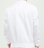 White New York Giants NFL Satin Jacket