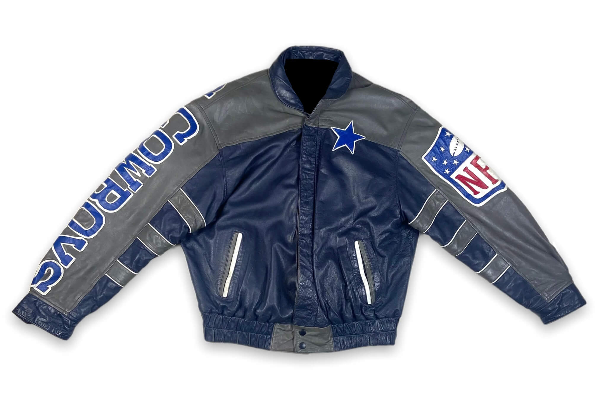 Nfl dallas shop cowboys leather jacket