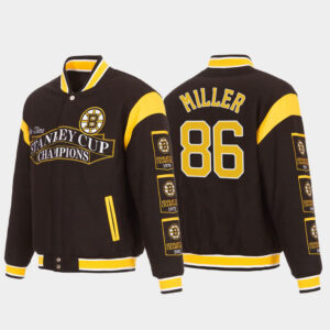 Boston Bruins 86 Miller Stanley Cup Champion Jacket