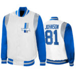 Calvin Johnson NFL Detroit Lions Satin Jacket