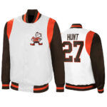 Kareem Hunt NFL Cleveland Browns Satin Jacket