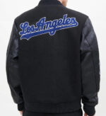 MLB Black Los Angeles Dodgers Varsity Jacket