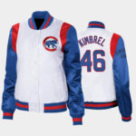 MLB Chicago Cubs Craig Kimbrel Satin Jacket