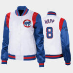 MLB Chicago Cubs Ian Happ Satin Jacket