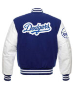 MLB Los Angeles Dodgers Blue And White Varsity Jacket