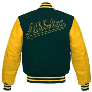 MLB Oakland Athletics Letterman Varsity Jacket