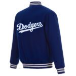 MLB Royal Blue Los Angeles Dodgers Wool Jacket