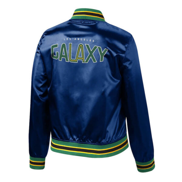 MLS LA Galaxy Royal Blue Satin Jacket